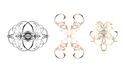 Vintage rozet Set 30121205