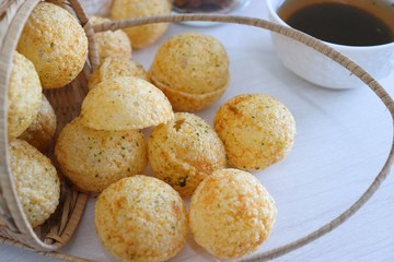 Panipuri or Golgappa. Indian street snack made of fried mint flavors puries, mint chutney, sprouts and dates, tamarind chutney. Indian Chat.