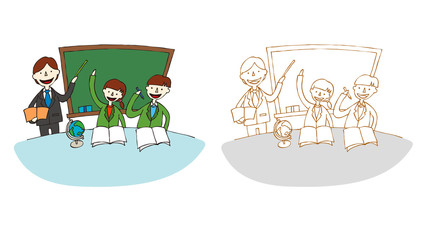 School life.Make a presentation in the classroom.Discuss in class.