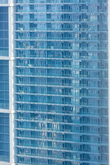 Fototapeta premium Close up picture of construction site of highrise building in Dubai