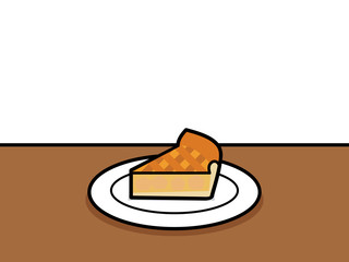 カフェタイム アップルパイ （背景なし）