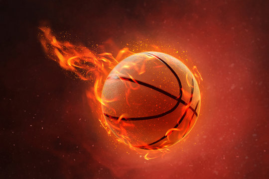 Basketball fire smoke sport thunder water HD phone wallpaper  Peakpx