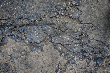 Broken Cement Wall or  Broken texture background