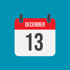 Calendar flat design. vector illustration