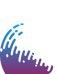 Abstract background with color rounded shapes. Jpeg cover illustration