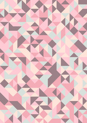 Pattern with random colored Diamonds Generative Art background illustration