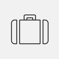 briefcase icon vector for web and graphic design