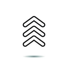 Obraz premium chevron icon design. vector illustration