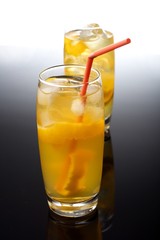 Close up of drink- studio shot