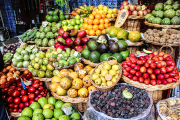 Fruits exotiques - Funchal / madère (Mercado dos Lavradores)	