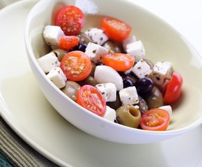 Close up of spring salad