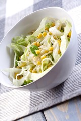 Close up of spring salad