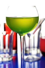Close up of drink- studio shot