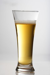 Glass of beer - studio shot