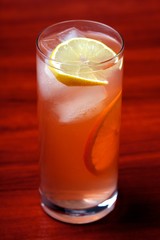 Close up of drink- studio shot