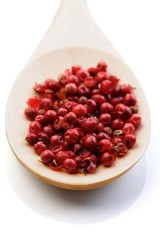 Close up of pepper grains