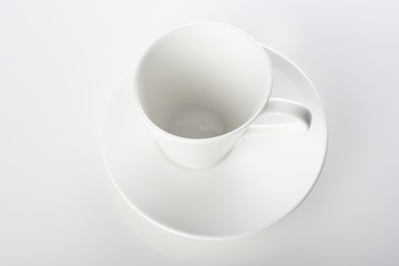 Studio shot of empty cup