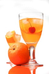 Orange juice - studio shot