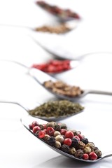 Close up of papper grains