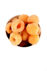 Orange raspberries