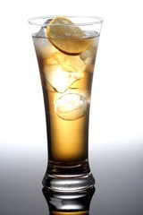Studio shot of alkohol drink