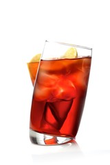 Studio shot of drink on white background
