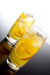 Studio shot of alkohol drink