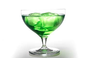 Studio shot of dink on white background