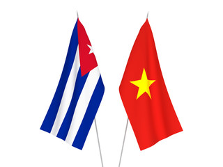 Vietnam and Cuba flags