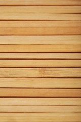 Wooden mat close-up - texture