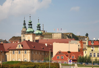 Franciscan monastery and fortress in Klodzko. Poland - obrazy, fototapety, plakaty