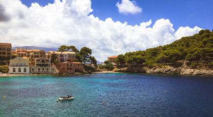 Fototapeta premium A secluded bay on the Greek island of Kefalonia.