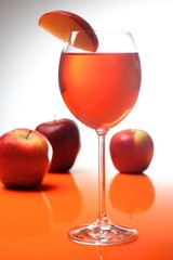 Close up of drink - studio shot