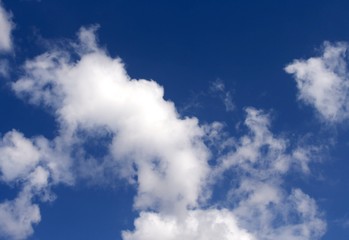 View of clouds on blue sky