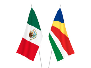 Seychelles and Mexico flags
