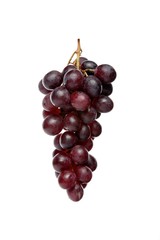 Grapes on white background - close-up