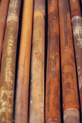 Wooden mat close-up - texture