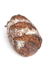 Bread on white backgorund - close-up