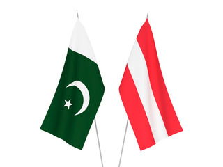 Pakistan and Austria flags