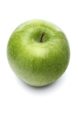 Apples on whit ebackground - close-up