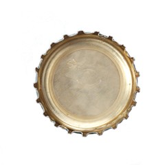 Cup on white background - close-up