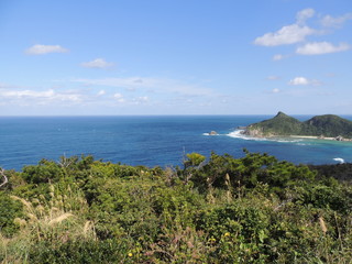 Fototapeta na wymiar 稲崎展望台 (Zamami island/Okinawa)