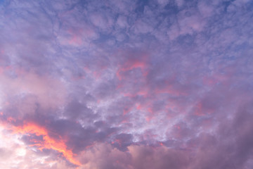 clouds edged with sunlight