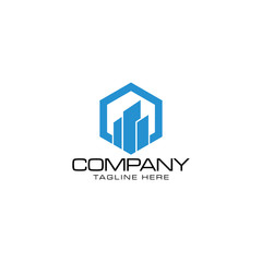 Building Construction Real Estate Logo Template Vector Icon