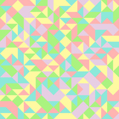Fototapeta premium Pattern with random colored Diamonds Generative Art background illustration