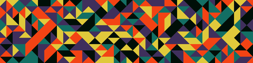 Pattern with random colored Diamonds Generative Art background illustration