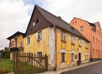 Fototapeta na wymiar View of Jablonne v Podjestedi. Czech Republic