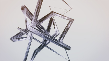 Abstract Art • DYSTOPISCHE ÄSTHETIK“ [N°001] • Fraktale Grafik Serie ⁞ 3D Illustration