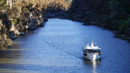 The Cataract Gorge Reserve in Launceston, Tasmania, Australia