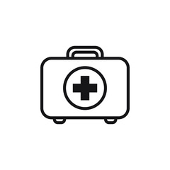 First aid kit icon design. vector illustration